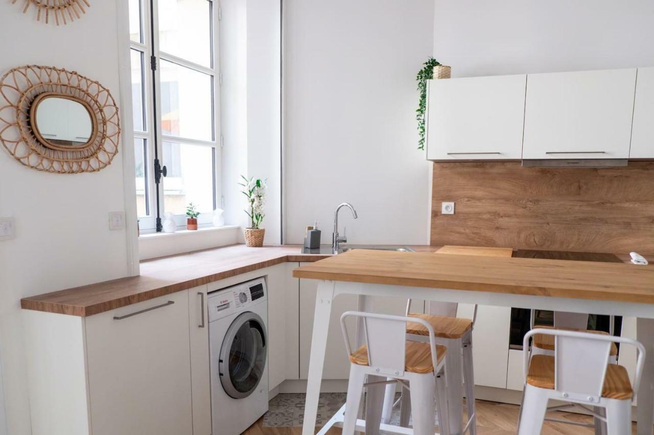 Hypercentre Appart 2 A 4 Pers, Calme & Cosy Avec Terrasse Privee Nantes Dış mekan fotoğraf
