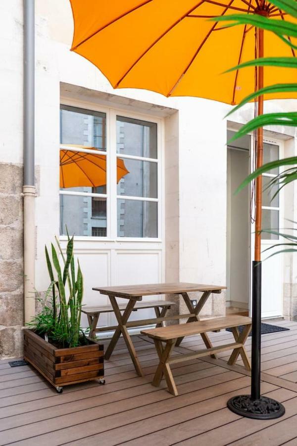 Hypercentre Appart 2 A 4 Pers, Calme & Cosy Avec Terrasse Privee Nantes Dış mekan fotoğraf